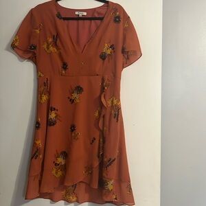MADEWELL Spiced Rose Posy Cactus Flower Dress 10